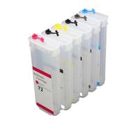PZPSEQGM Cartucho de Tinta de Recarga 130ml con ARC Compatible con - Designjet T610 T620 T770 T790 T795 T1100 T1120 T1200 T1300 T2300