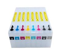 PZPSEQGM Cartucho de Tinta de Recarga con Chips reiniciable Compatible para Stylus Pro 4800 4880 4000 9600 7600 Impresoras y T565 T607 T544 Tinta Cartillos(4000)