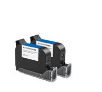 PZPSEQGM Cartucho de Tinta Negra Solvente 42ml Secado Rápido Impermeable Resistente a la Decoloración Compatible con TIJ 2.5 Hand Jet Printer(Water Based Ink)