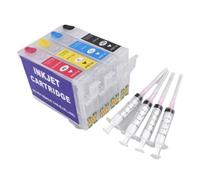 PZPSEQGM Cartucho de Tinta Recargable 604 604xl con Chip desechable Compatible con XP 2200 XP 2205 3200 3205 4200 4205 WF 2910 2930 2935 2950 Impresoras(Cartridge Syringe)