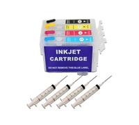 PZPSEQGM Cartucho de Tinta Recargable T0681 T0682 T0683 T0684 con Chip ARC Compatible with - Workforce 1100 315 310 30 300 40 600 610 615