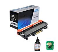 PZPSEQGM Cartucho de tóner de Chip TN2420 TN2410 para MFC-L2750DW L2730DW L2710DW L2710DN HL-L2375DW L2370DN L2350DW L2310D L2350D(TN2410 1.2K 1Set)