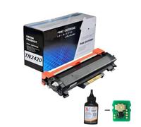 PZPSEQGM Cartucho de tóner de Chip TN2420 TN2410 para MFC-L2750DW L2730DW L2710DW L2710DN HL-L2375DW L2370DN L2350DW L2310D L2350D(TN2420 3k 1Set)