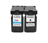 PZPSEQGM Cartuchos de Tinta compatibles para PG540 PG-540 CL541 CL-541 MG3250 MG3255 MG3550 MG4100 MG4150 MG4200 MG4250 Impresoras PG540XL Reemplazo(1PCS Color)