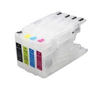 PZPSEQGM Cartuchos de Tinta Recargables Vacíos Compatibles con LC1220 LC1240 LC1280 LC73 LC75 para MFC-J5910DW J6510DW J6710DW J6910DW