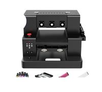 PZPSEQGM DTF Impresora A3 Tamaño con Cabezal de impresión XP600 Compatible para la Caja del teléfono Impresión acrílica de la máquina de Transferencia DTF Formato A3(A3 UV with Ink)