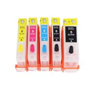 PZPSEQGM Einkshop PGI 5 CLI 8 Cartucho de Tinta Recarga Diaria Compatible con IL IP3300 IP3500 IP4200 IP4500 IP5200 IP5300 Fiesta 4000 Fiesta 5000 impresoras