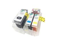PZPSEQGM Kit de Recarga de Cartucho de Tinta PG560XL CL561XL Compatible con TS5350 TS7450 TS5351 TS5352 Impresoras Einkshop PG-560 CL-561 XL Suministros de Recarga(C)