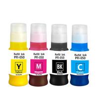 PZPSEQGM PFI-050 Robador de 70 ml de Tinta de Pigmento Compatible con TC-20 TC-20M Impresora PFI050 Recarga de Tinta(1PC-BK)