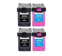 PZPSEQGM Reemplazo de Cartucho de Tinta 305xl Compatible con 305 XL 305 Deskjet 2710 2720 4110 4120 4130 6010 6020 6030 6420 Impresoras(2BK 2Color)