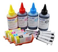 PZPSEQGM Reemplazo de Cartucho de Tinta Recargable 903 Chip Permanente Compatible con Printer Pro 6950 6951 6954 6956 Pro 6960 6970 Incluye Tinta 4x100ml(South America hp904)