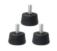 PZRT 3 unids antideslizante trípode de goma Pies Spike Fotografía Accesorios para trípode Monopod 1/4 pulgadas