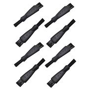 PZRT 8 cepillos de limpieza de plástico para especias y hierbas, 60 mm, color negro