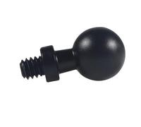 PZRT Tornillos de cabeza de bola de aluminio de 1/4 de 17 mm, soporte de cámara, adaptador de montaje de cabeza de bola, adaptador de brazo mágico, tuerca de bola, rosca externa fraccionada 1/4-20