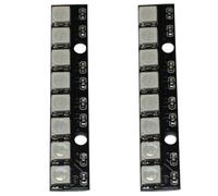 PZRT WS2812 - Tablero de desarrollo de luz a todo color con controlador integrado de 8 bits para pintar luz de pantalla con forma, dormitorio, mesita de noche, combinación de tira flexible