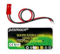 pzsmocn Cable de 20 conectores macho: Conector macho JST SYP de 2,5 mm de paso y 2 pines con cable de silicona precrimpado de 22 AWG