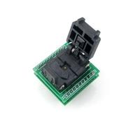 pzsmocn Clamshell Programming Connector/Converter/Adapter QFN20 TO DIP20 (with PCB), 20-Pin, 0.5mm Pitch, Plastronics IC Test Burn-in Socket, Applied to MLP20, MLF20 Packages.