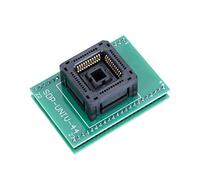 pzsmocn Coverless Programming Connector/Converter/Adapter PLCC44 TO DIP44 (with PCB), 44-Pin, 1.27mm Pitch, Yamaichi IC Test Burn-in Socket, Applied to PLCC 44 Packages.