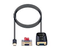 pzsmocn Industrial USB Serial RS485 RS422 Adapterkabel 1,2 Meter, mit Serie | Conversión Cable Terminal, Bus Hilo Alojamiento Piezas, Unterstützt Conector, Linux Conexión Juego, Mac Presa Adaptador Kit