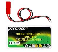 pzsmocn Piezas JST SYP 2.5mm 2 Pines 22AWG Cable Silicona Hembra Extensión