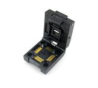 pzsmocn QFP100 Clamshell Programming Adapter/Burning/Yamaichi IC Test Burn-in Socket IC51-1004-809-23, 100-Pin, 0.5mm Pitch, Applied to QFP100,TQFP100,FQFP100,PQFP100 Packages.