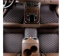 PZTQL 5 Alfombrillas Impermeables de Piel sintética para Coche, para Beijing BJ20 2016-2018 2017,Black Red
