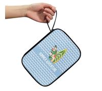 Pzuqiu Organizador de correa de reloj de aventura de verano, 12 correas de reloj, elegante funda de transporte, bolsa de almacenamiento para mujeres y hombres, la mayoría de tamaños de correas de