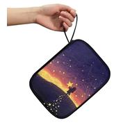 Pzuqiu Star Girl - Estuche organizador portátil para 12 correas de reloj, ajuste universal para la mayoría de correas de reloj, pines de correa de reloj, auriculares y otros accesorios