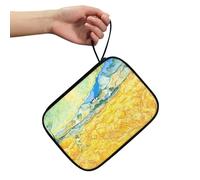 Pzuqiu Van Gogh - Estuche de almacenamiento para correa de reloj de campo de trigo con capacidad para 12 correas de reloj, organizador de correa de reloj, accesorios de gran capacidad y correas de