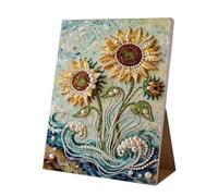 Pzuryhg 3D Pearl Craft Kit - DIY Diamond Art Painting Set, Sparkling Embellishment Supplies with Organized Storage Function, Ideal for Adult Enthusiasts Wall Display Indoor Home Classroom Activity