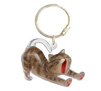 Pzuryhg Animal Charm - Clear Memory Storage Pendant, Tiny Hair Collector Keychain with Lightweight Display Bottle, Sentimental Pet Souvenir Holder, Ideal for Pet Owners Handbag Backpack Travel Kee