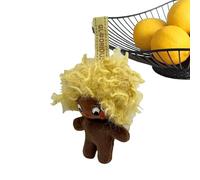 Pzuryhg Bag Charms - Miniature Soft Figure, Decorative Pendant with Afro Hairstyle Flair, Portable Hanging Ornament, Ideal for Student Backpack Identification and Classroom Prizes