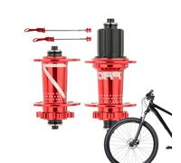 Pzuryhg Bike Wheel Hub Set, Quick Release Bike Hub, Aluminum Alloy Drum Body and Axis, Bicycle Fittings, Replacement Hubs for Road and Mountain Bikes, Sizes: 4x4x10cm / 4x4x13.5cm