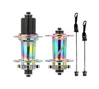 Pzuryhg Bike Wheel Hub Set, Quick Release Bike Hub, Aluminum Alloy Drum Body and Axis, Bicycle Fittings, Replacement Hubs for Road and Mountain Bikes, Sizes: 4x4x10cm / 4x4x13.5cm
