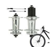 Pzuryhg Bike Wheel Hub Set, Quick Release Bike Hub, Aluminum Alloy Drum Body and Axis, Bicycle Fittings, Replacement Hubs for Road and Mountain Bikes, Sizes: 4x4x10cm / 4x4x13.5cm