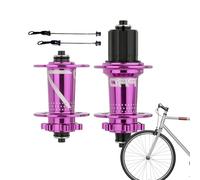 Pzuryhg Bike Wheel Hub Set, Quick Release Bike Hub, Aluminum Alloy Drum Body and Axis, Bicycle Fittings, Replacement Hubs for Road and Mountain Bikes, Sizes: 4x4x10cm / 4x4x13.5cm