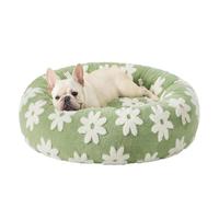 Pzuryhg Cama para gatos cómoda para mascotas, lavable de invierno, tela sintética de lujo, apoya la salud de las articulaciones de perros pequeños, accesorios para gatos de interior, color gris carbón