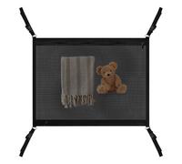 Pzuryhg Car Ceiling Cargo Net, Roof Hammock Organizer, Interior Mesh Storage, Double-Layer Design, Adjustable Straps, Load-Bearing Capacity, Space Saver, Easy Install, Perfect for Sedan, Truck, RV