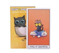 Pzuryhg Cartas de tarot, tarot de adivinación del destino, tarot de 78 cartas, tarot de adivinación del destino del tarot, mazo de tarot atractivo para adivinación del destino y entretenimiento de