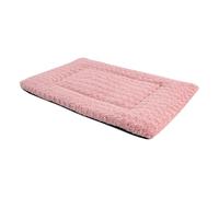 Pzuryhg Cat Crate Pad - Plush Puppy Sleep Mat, Washable Fleece Kennel Cushion with Anti Slip Base, Soft Thermal Pet Comfort Layer, Ideal for Indoor Living Room Rest