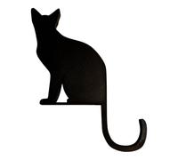 Pzuryhg Cat Hook, Cat Shaped Key Organizer Hook, Stylish Storage Solution, Easy Installation, No Wall Damage Rack for Home Decor, Kitchen, Dorm, Living Room, Entryway, Bedroom, 19x16.5x1cm