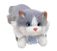 Pzuryhg Cat Stuffed Toy - Warm Kitty Sleep Buddy, Snuggle Animal Pillow Toy with Embroidered Features, Portable Mellow Naptime Companion, Ideal for Travel Car Bedroom and Sofa Decor