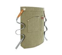 Pzuryhg Chef Apron - Work Apron, 68x42cm, Canvas Fabric Bistro Wear with Waist Ties, Dining Staff Equipment, Longtail Cooking Task Purpose