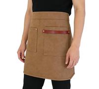 Pzuryhg Chef Apron - Work Apron, 68x42cm, Canvas Fabric Bistro Wear with Waist Ties, Dining Staff Equipment, Longtail Cooking Task Purpose