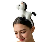 Pzuryhg Chinese Festival Headdress - Spring Costume Party Ornament, Year of the Horse Prop, Soft Velvet Comfortably Secures Hair, Ideal for Teens Adults Cosplay Enthusiasts