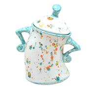 Pzuryhg Cute Food Jar - Hands On Hip Desktop Ornament, Moisture Proof Silicone Sealed Cup with Fun Personality, Bold Sculpted Accent Storage Crock, Ideal for Workplace Desk Pantry Shelf