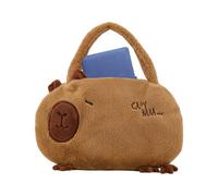 Pzuryhg Cute Plush Purse with Handle, Soft Stuffed Bag for Girls, Partition Design Children's Toy Bag, Multifunctional Plush Handbag for Work, Formal Events, and Everyday Use