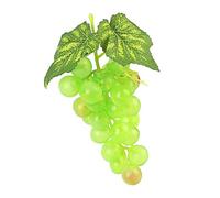 Pzuryhg Decorative Fruit Bunch - Faux Grape Set in Purple Green Black, Vibrant Imitation Grapes with Sturdy Finish, Perfect for Centerpiece Decoration, Ideal for Living Room Table