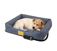 Pzuryhg Dog Heating Pad - USB Powered Pet Warmer Mat, Adjustable Temperature Sleep Cushion with Auto Timer Safety Control Feature, Ideal for Winter Indoor Rest Balcony Apartment Comfort