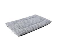Pzuryhg Dog Sleeping Mat - Portable Pet Kennel Liner, Padded Furry Crate Blanket with Sturdy Stitching Edge, Breathable Lightweight Puppy Bedding, Ideal for Workplace Travel Carrier